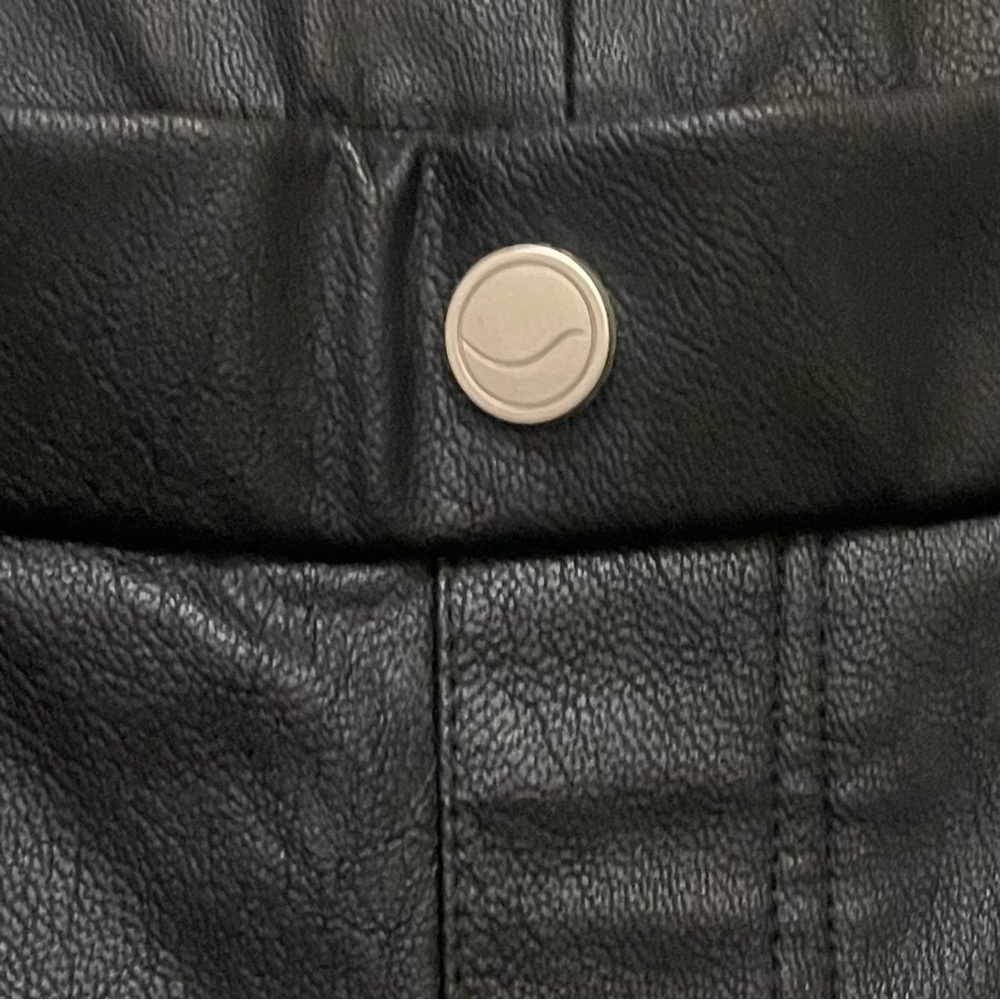 Tagoo Faux Leather Leggings for Women High Waisted Pleather Pants - Picture 7 of 11